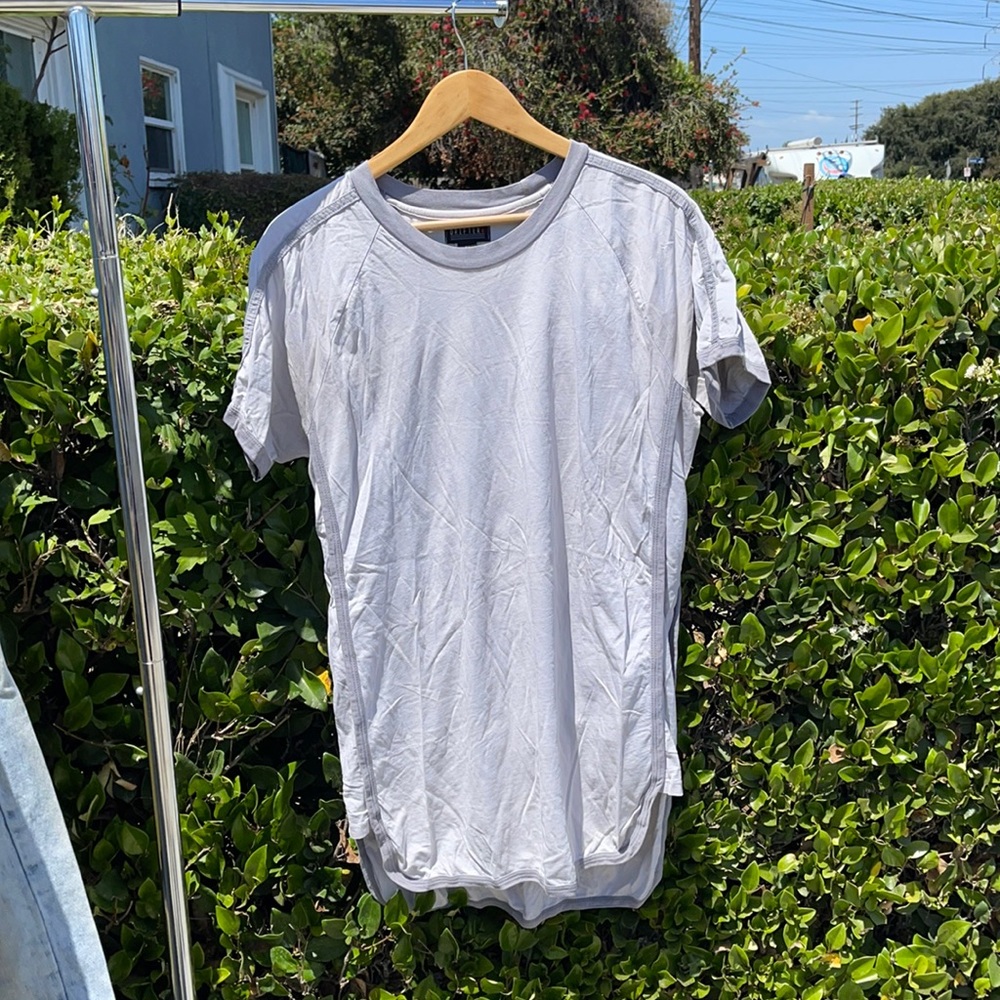 Gray Lineline tee